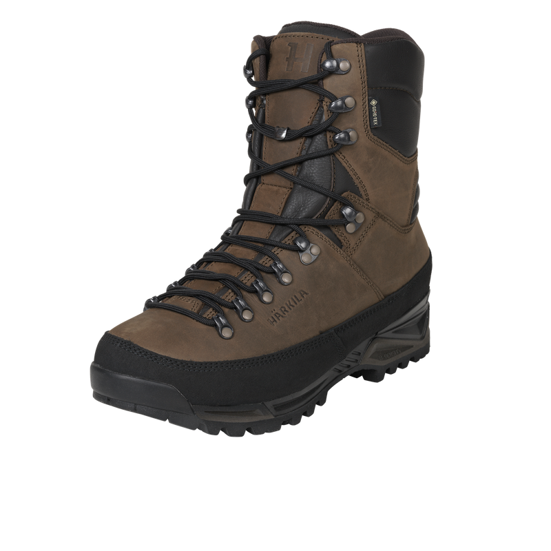 Load image into Gallery viewer, Härkila Saxnäs Hi GTX Boots Dark Brown front