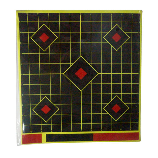 Wildhunter | Diamond Shooting Target Set Yellow Burst | 12 x 12