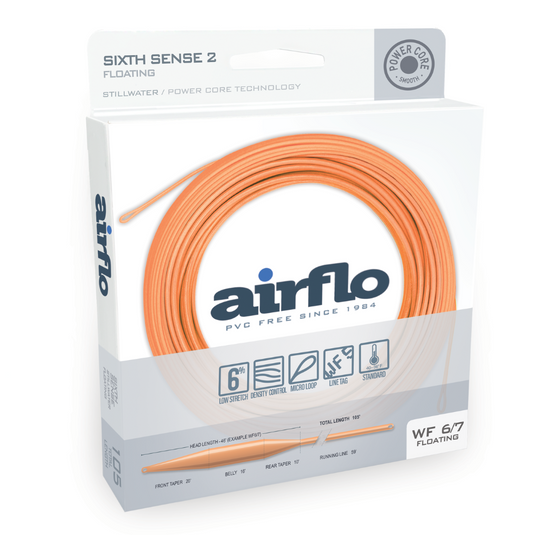 Airflo | Sixth Sense 2 | Fly Line | WF5/6 Floating - Fly Fishing Lines & Backing