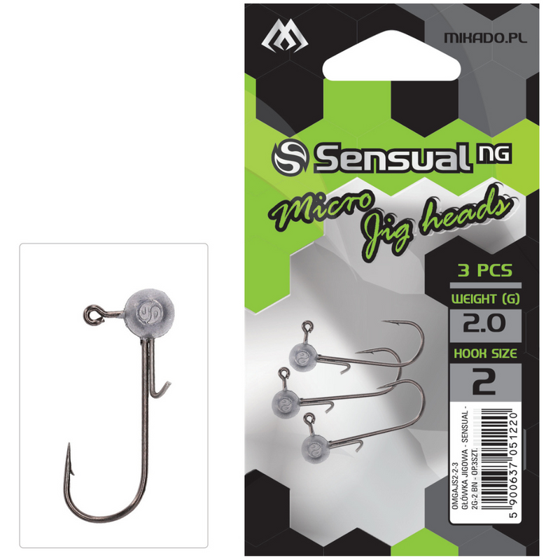 Load image into Gallery viewer, Mikado | Sensual Micro Jig Head | 3pcs - Predator Jig Heads