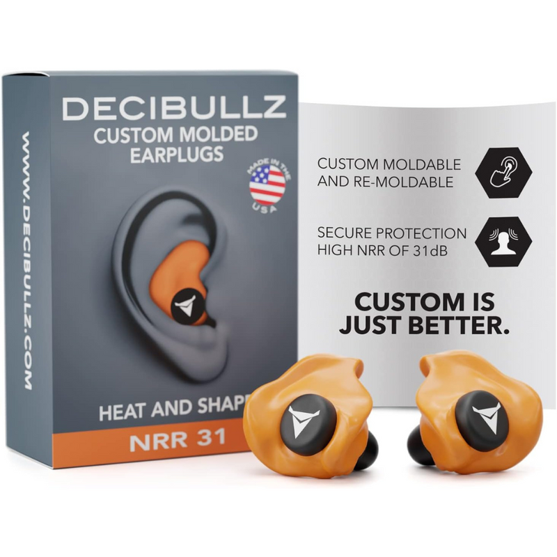 Load image into Gallery viewer, Decibullz | Custom Molded Earplugs, 31dB Highest NRR, - Hearing Protection