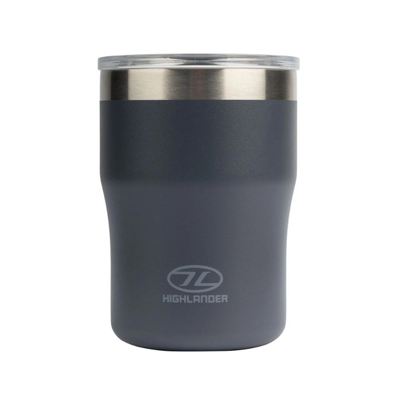 Load image into Gallery viewer, Highlander | Guzzler Lighweight Insulated Tumbler | Charcoal - Thermo Cups