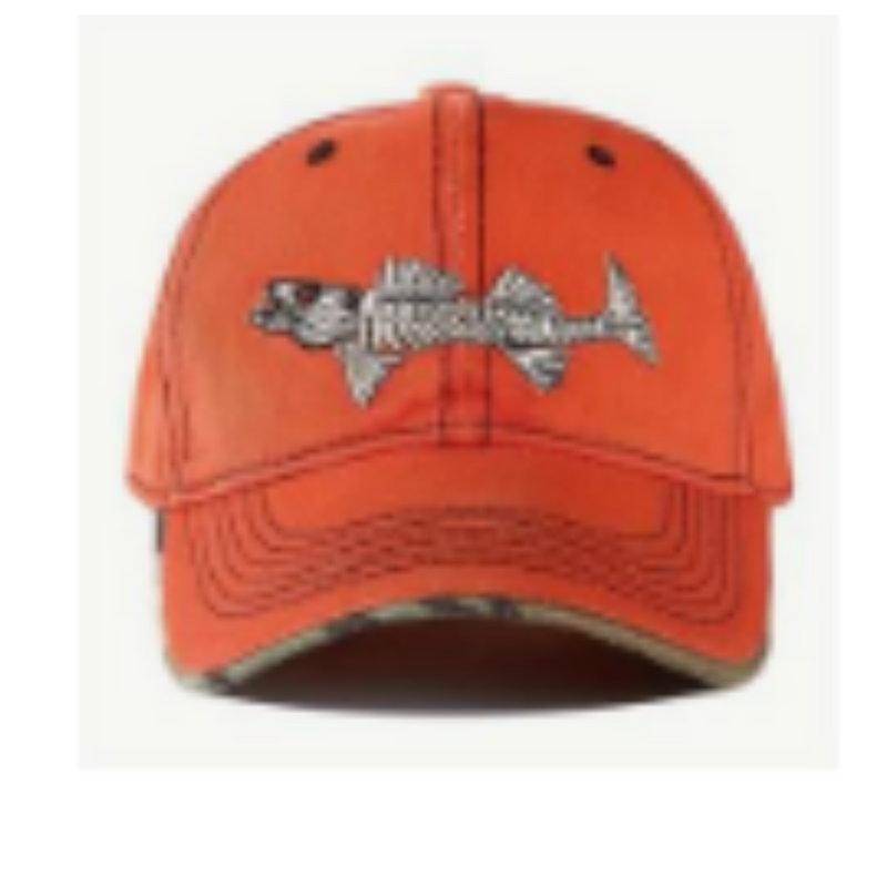 Load image into Gallery viewer, Fish Pattern Embroidered Baseball Cap With Adjustable Sun Shade - Hats