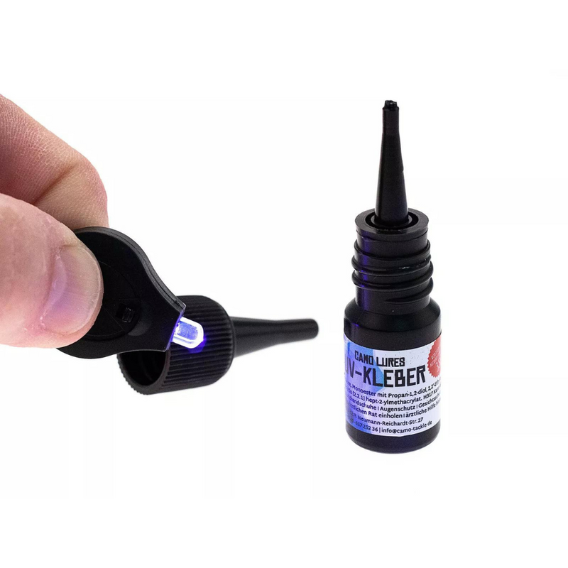 Load image into Gallery viewer, CAMO LURES | UV-Adhesive with UV-Beamer - Swimbait Lures