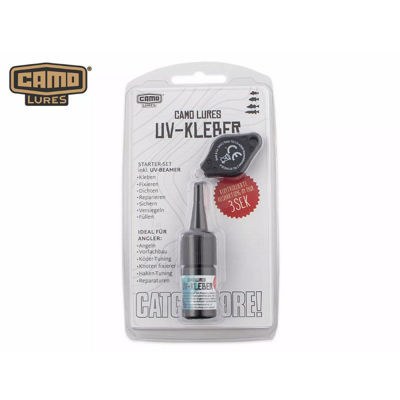 Load image into Gallery viewer, CAMO LURES | UV-Adhesive with UV-Beamer - Swimbait Lures