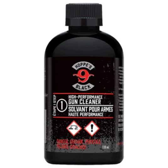 Hoppes | No.9 Black Gun Cleaner | 4oz Bottle - Gun Cleaning Kits