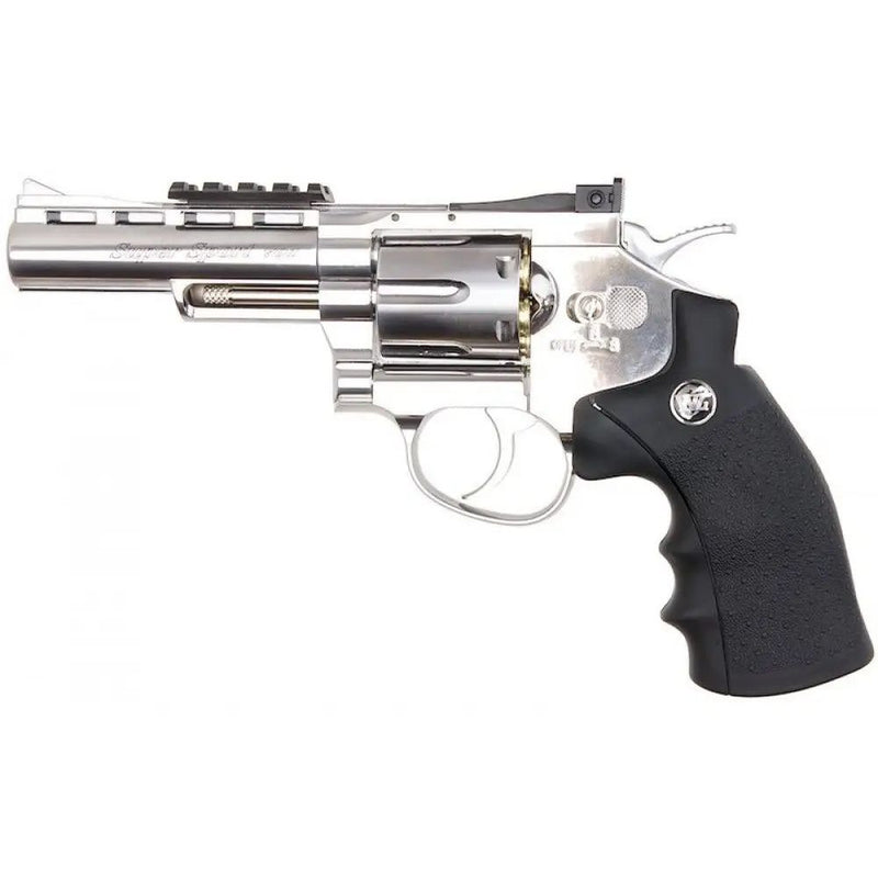 Load image into Gallery viewer, WinGun | 4" Revolver (Silver) - Airsoft Guns