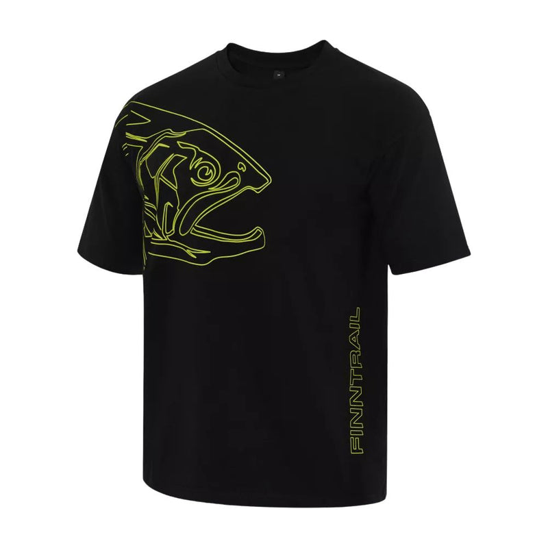 Load image into Gallery viewer, Finntrail | Big Fish T-Shirt | Black and Yellow - Fishing Jumpers
