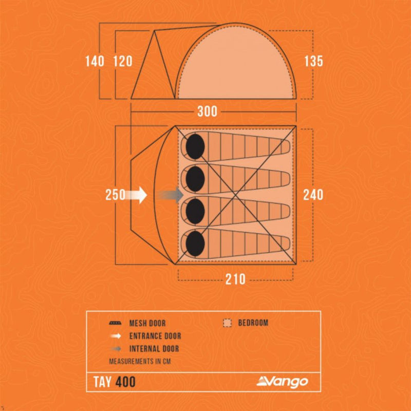 Load image into Gallery viewer, Vango | 4 Man Tent | Tay 400 - Camping Tents