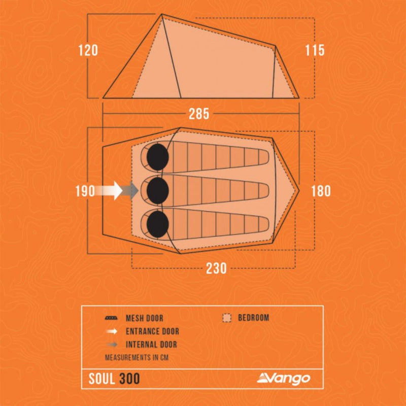 Load image into Gallery viewer, Vango | 3 Man Tent | Soul 300 - Camping Tents