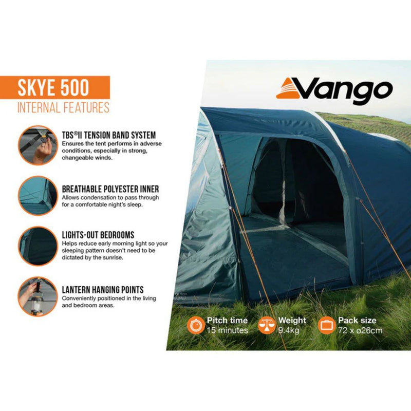 Load image into Gallery viewer, Vango | 5-Person Tent | Skye 500 - Camping Tents