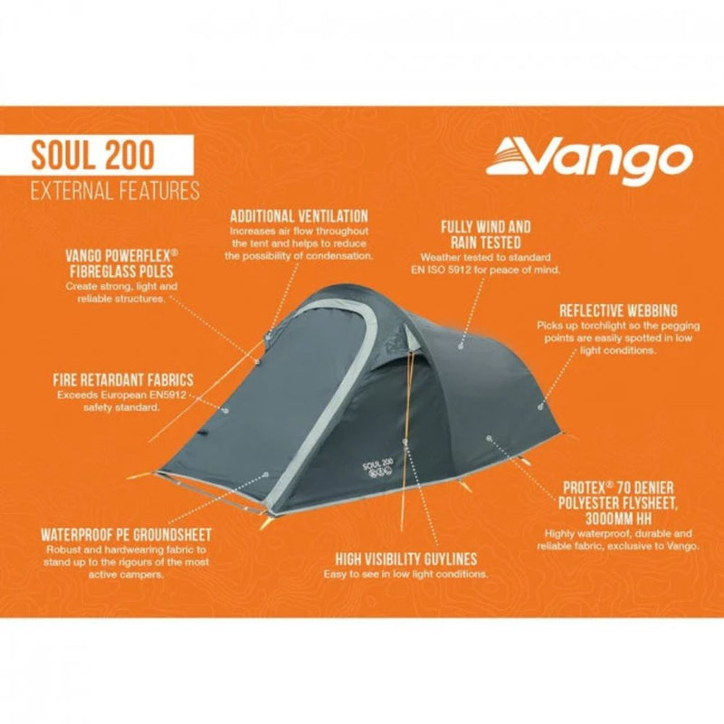 Load image into Gallery viewer, Vango | 2 Man Tent | Soul 200 - Camping Tents