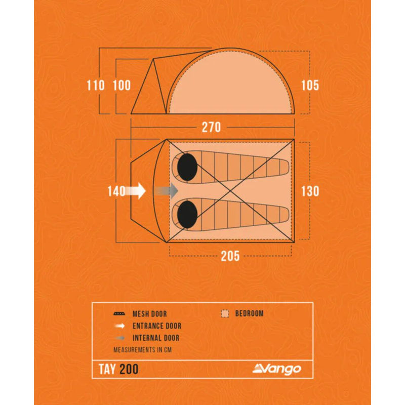 Load image into Gallery viewer, Vango | Tay 200 Tent | 2 Person Tent - Camping Tents
