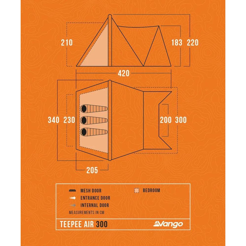 Load image into Gallery viewer, Vango | Teepee Air 300 - Camping Tents