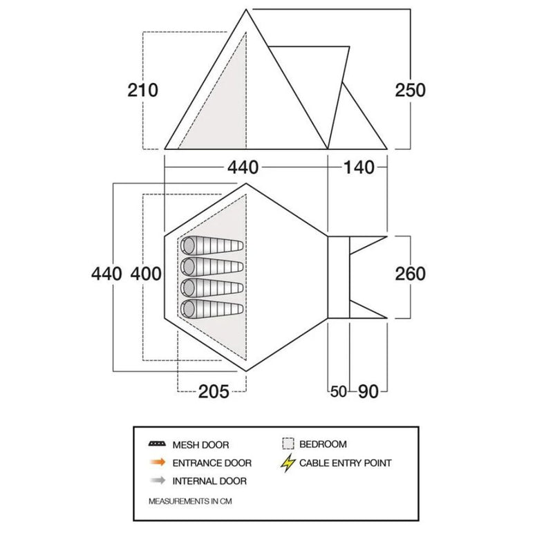 Load image into Gallery viewer, Vango | Teepee Air 400 - Camping Tents