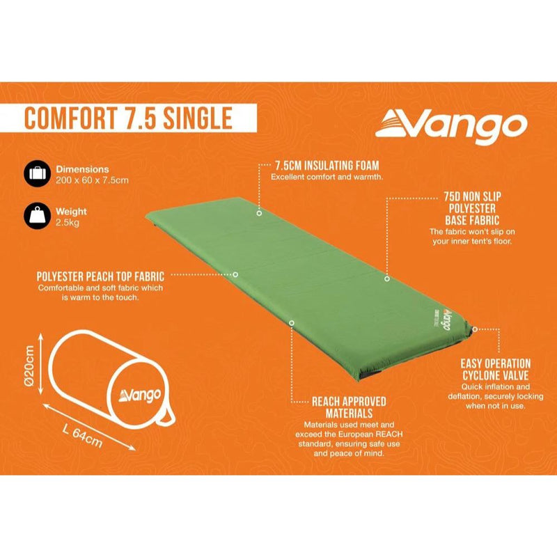 Load image into Gallery viewer, Vango | Comfort 7.5 Single | Artichoke - Mats and Beds
