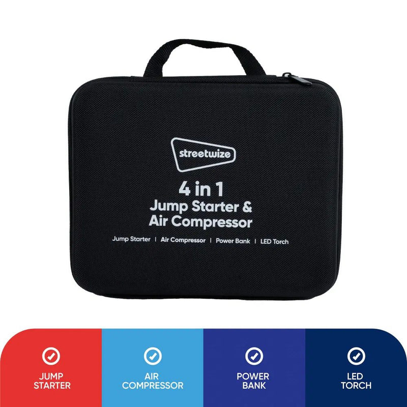 Load image into Gallery viewer, Streetwize | 4-In-1 Car Jump Starter, 800A, 5.0L Petrol/3.0L Diesel - Pumps