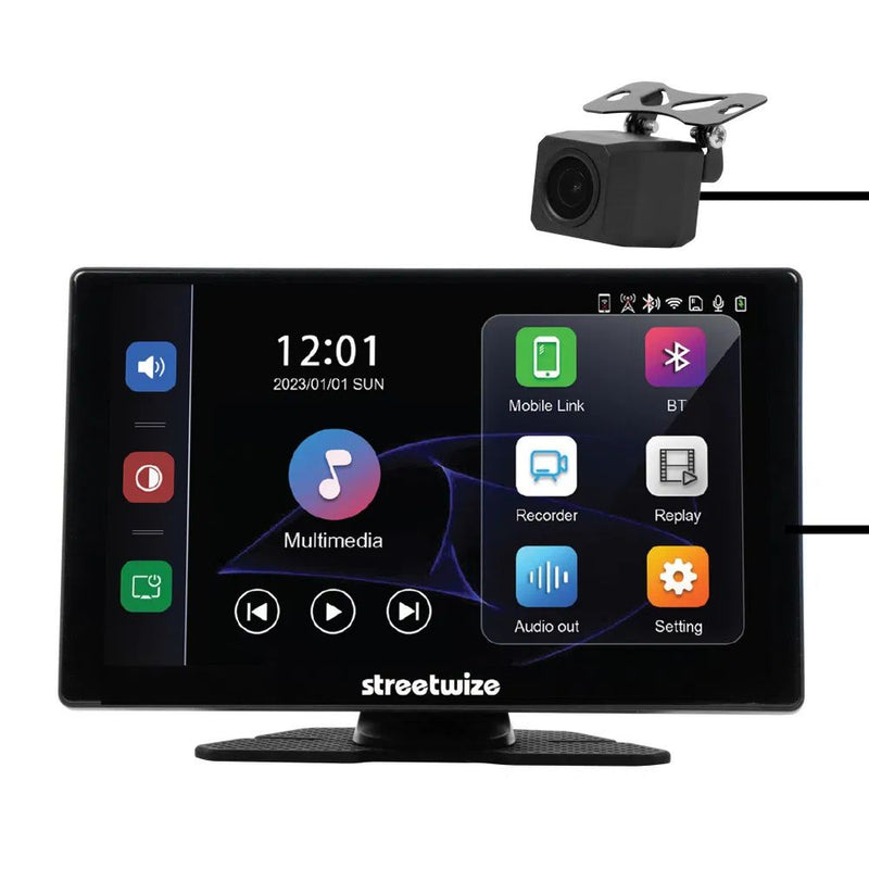 Load image into Gallery viewer, Streetwize | 9" FreePlay Car Display Unit with Rear Camera - Auto & Caravan
