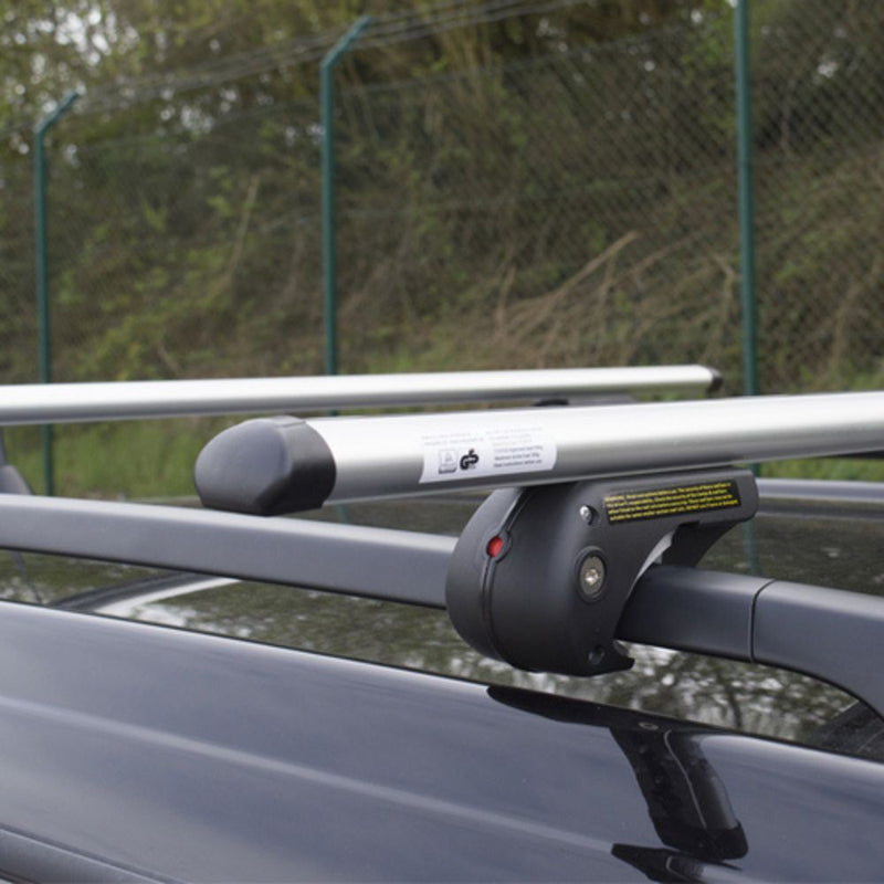 Load image into Gallery viewer, Maypole | 1.35m Roof Bars For Raised Roof Rails - Roof Box & Bars