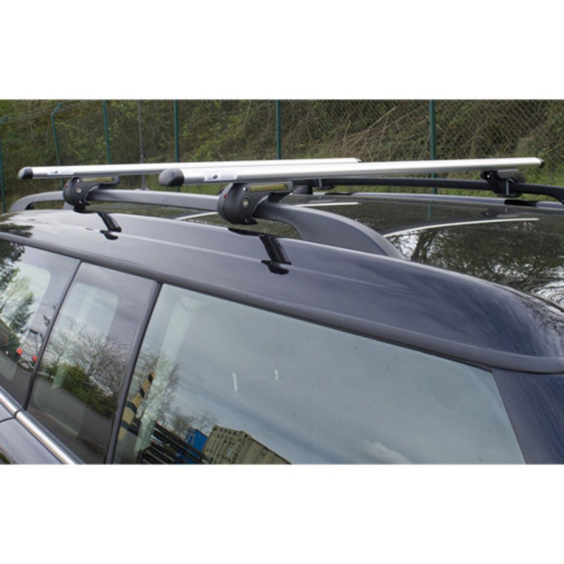Load image into Gallery viewer, Maypole | 1.35m Roof Bars For Raised Roof Rails - Roof Box & Bars
