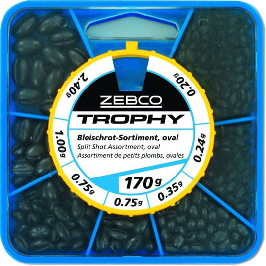 Zebco | Oval Shot Set | 170g - Split Shots