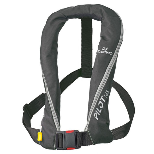 Plastimo | Pilot 165 Inflatable Lifejacket | Auto | Black - Life Jackets