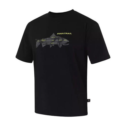 Finntrail | BIG FISH BlackYellow 6719 T-shirt - Fishing Tshirts