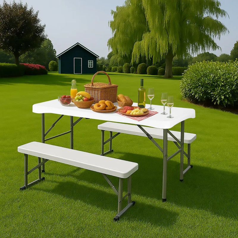 Load image into Gallery viewer, Streetwize | Blow Moulded Picnic Table and Bench Set - Camp Tables