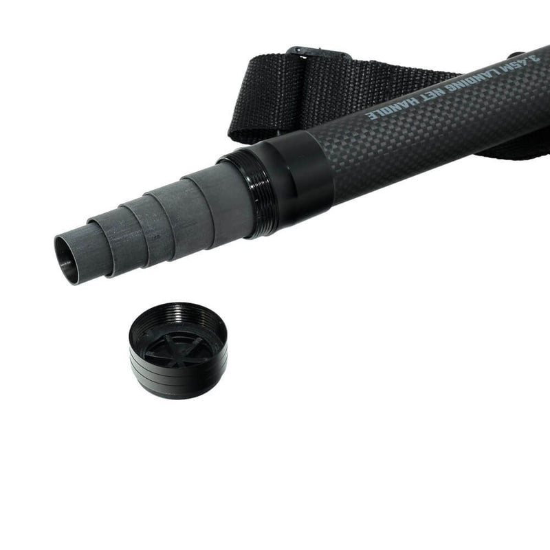 Load image into Gallery viewer, HTO | Carbon Tele Handle | 3.45m | 8 Section - Fishing Nets