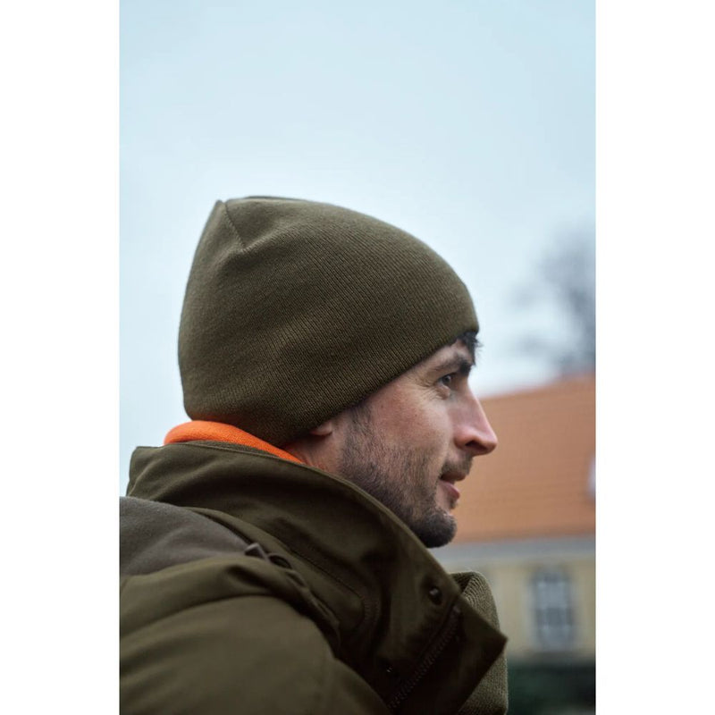 Load image into Gallery viewer, Härkila | Reversible Beanie | Willow green/Orange - Hats