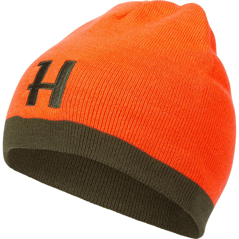 Load image into Gallery viewer, Härkila | Reversible Beanie | Willow green/Orange - Hats