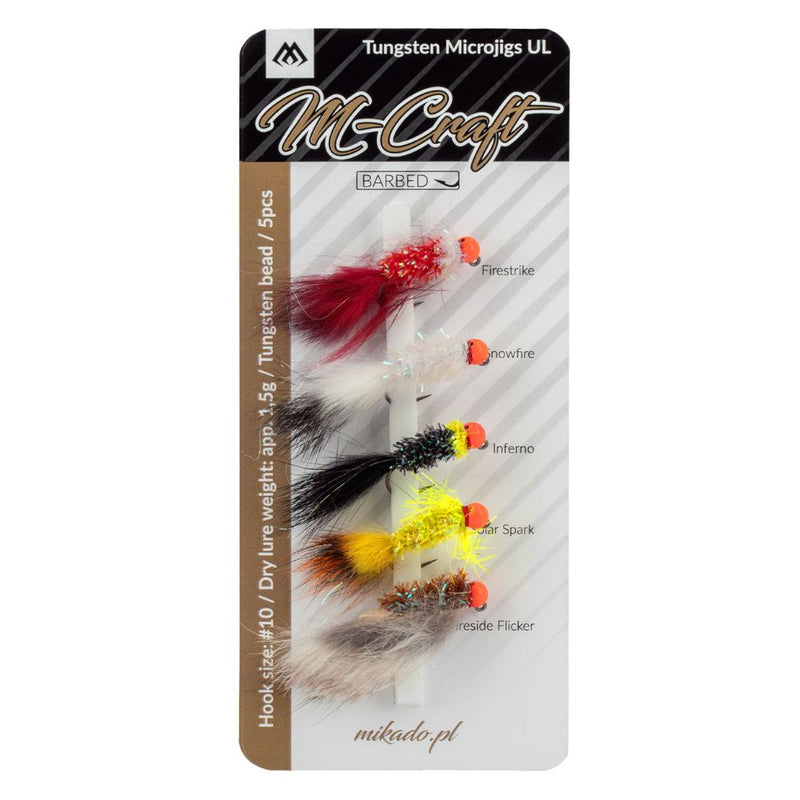 Load image into Gallery viewer, Mikado | M-Craft Tungsten Microjigs | UL/#10/1.5g | Barbed - Jig & Dropshot Lures