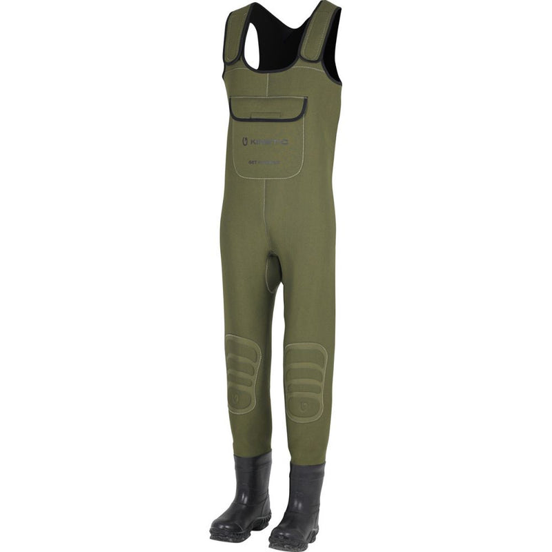 Load image into Gallery viewer, Kinetic | Neoclassic Bootfoot Waders | Green | Cleated - Waders