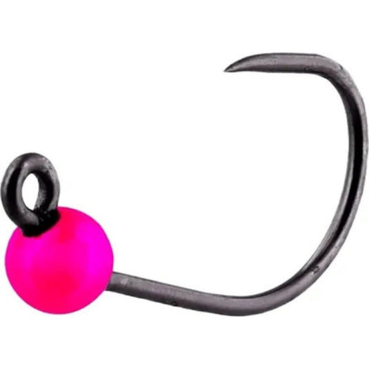 Westin | Softlure Single Hook W. Tungsten Weights | 5pcs | UV Pink - Single Style Hooks