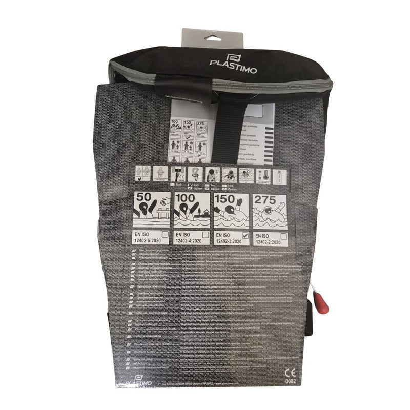 Load image into Gallery viewer, Plastimo | HB/MK Lifejacket AW Black With Crotch Strap - Life Jackets
