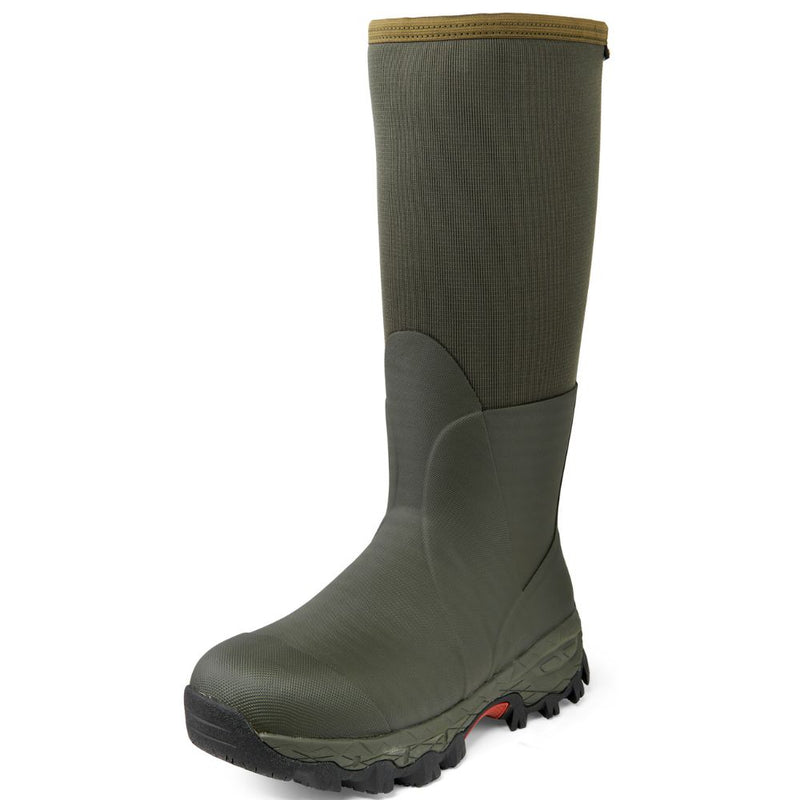 Load image into Gallery viewer, Gateway1 | Woodbeater 18" 7mm Rubber Boot | Dark Green - Wellingtons