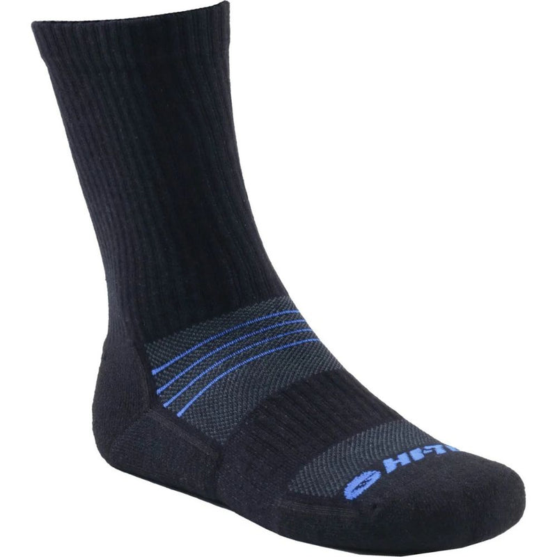 Load image into Gallery viewer, Hi-Tec | Unisex Altitude Hike Coolmax 3 Pack Socks | Black/Blue - Socks