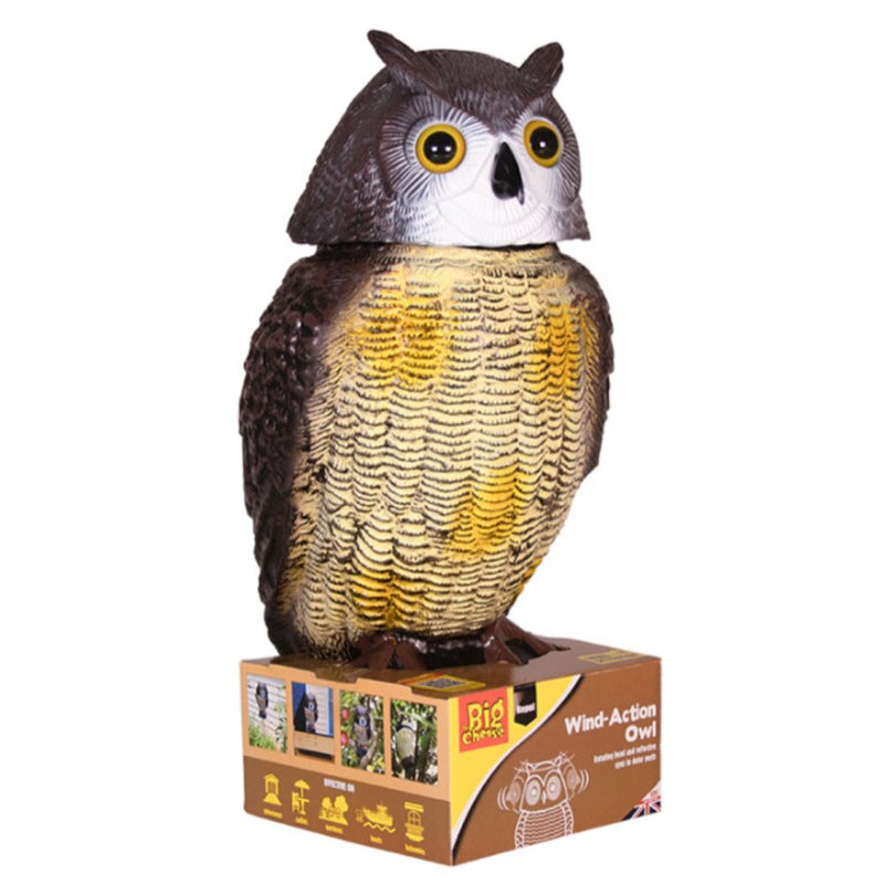 Load image into Gallery viewer, Big Cheese | Wind Action Owl - Decoys
