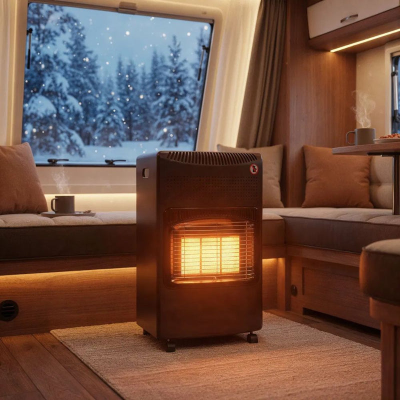 Load image into Gallery viewer, Streetwize | Portable Butane Cabinet Heater | Black - Camping Accessories