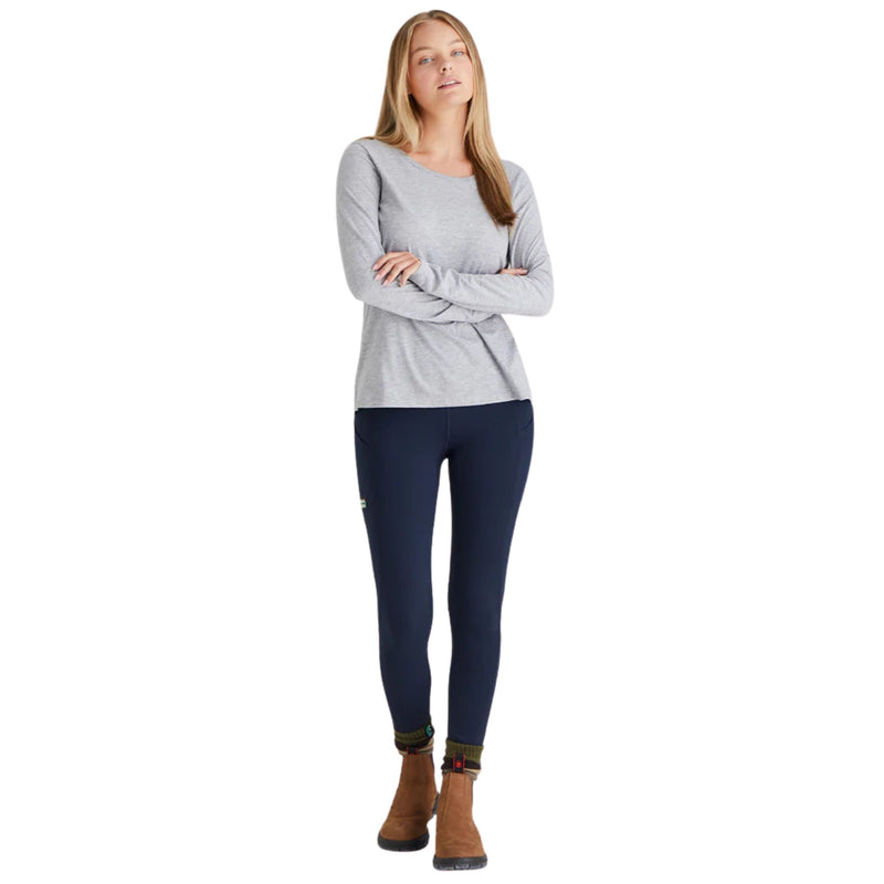 Load image into Gallery viewer, Ridgeline | Women's Infinity Leggings | Navy - Fishing Trousers