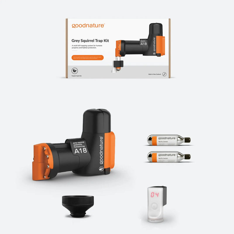 Load image into Gallery viewer, Goodnature | A18 Grey Squirrel Trap Kit - Traps