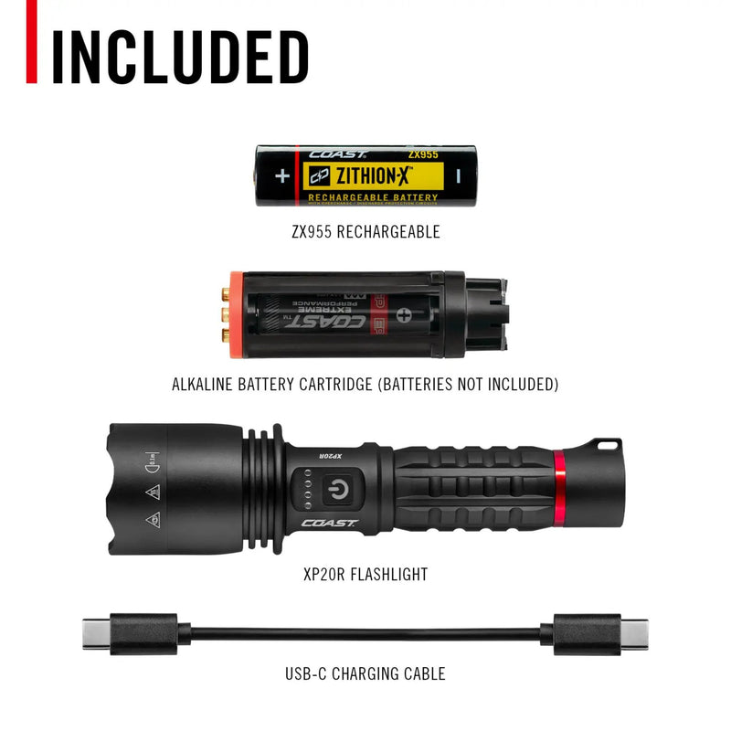 Load image into Gallery viewer, Coast | XP20R Pure Beam | Slide Focus™ | 4000 Lumens 50H 7.5" - Torch Lights