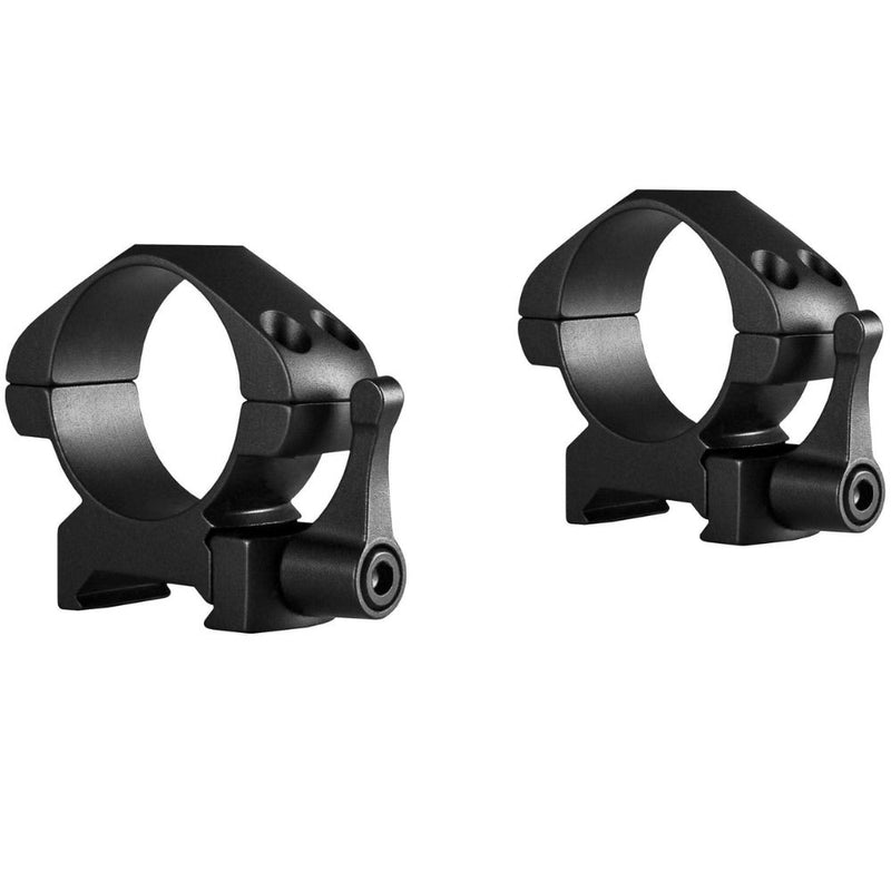 Load image into Gallery viewer, Hawke | Precision Steel Ring Mounts With Lever | 30mm | 2pce - Rifle Rings & Mounts