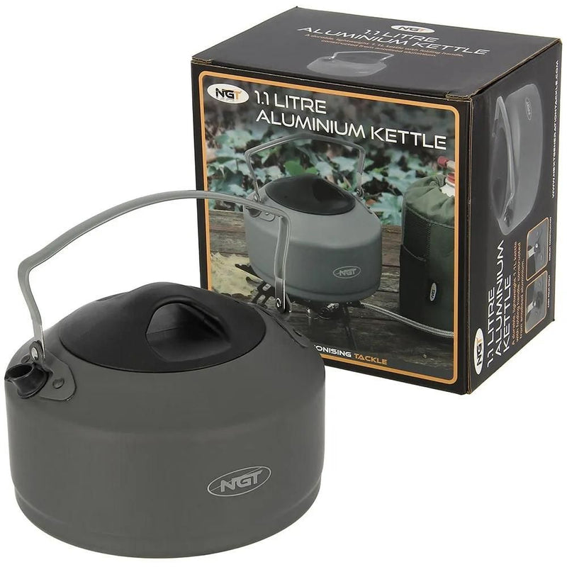 Load image into Gallery viewer, NGT | Aluminium Outdoor Kettle | 1.1 litre Gun Metal - Eating and Drinking
