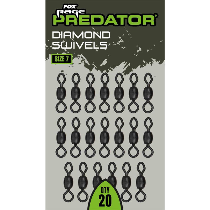 Load image into Gallery viewer, Fox Rage | Predator Diamond Swivels - Snaps & Swivels