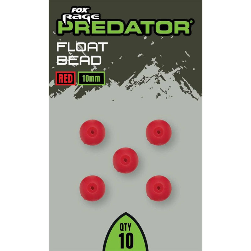 Load image into Gallery viewer, Fox Rage | Predator Red Float Bead | 10mm - Predator Deadbaiting