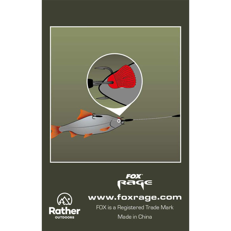 Load image into Gallery viewer, Fox Rage | Predator Bait Fins Red | x 25 - Predator Deadbaiting