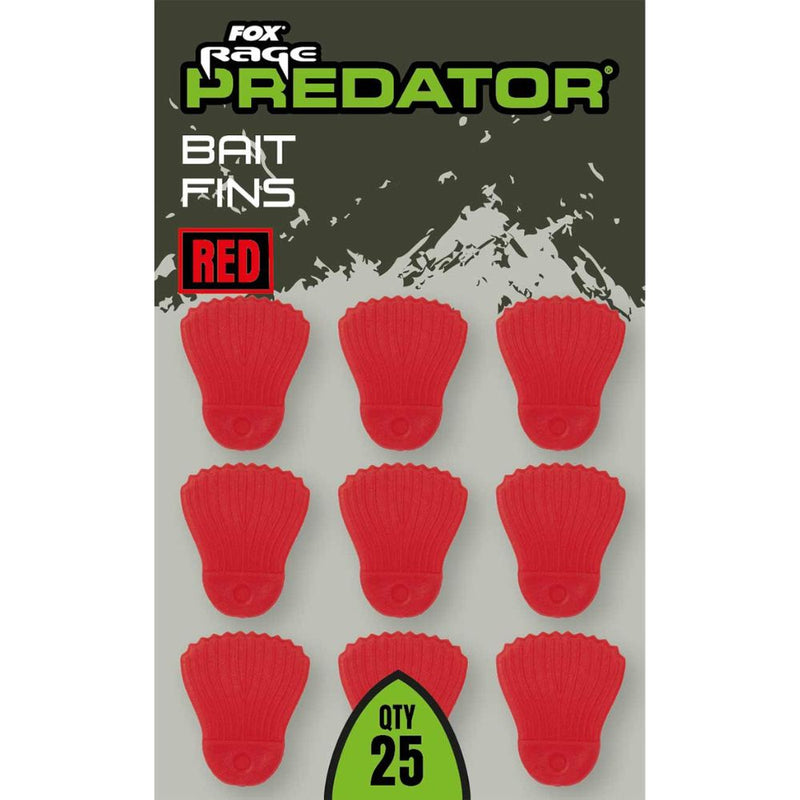 Load image into Gallery viewer, Fox Rage | Predator Bait Fins Red | x 25 - Predator Deadbaiting