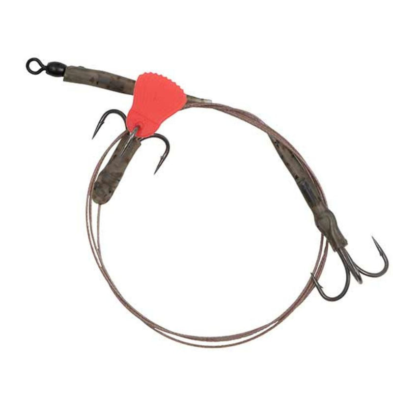 Load image into Gallery viewer, Fox Rage | Predator Twin Treble Trace | Barbed | 52cm | 40lb - Predator Deadbaiting