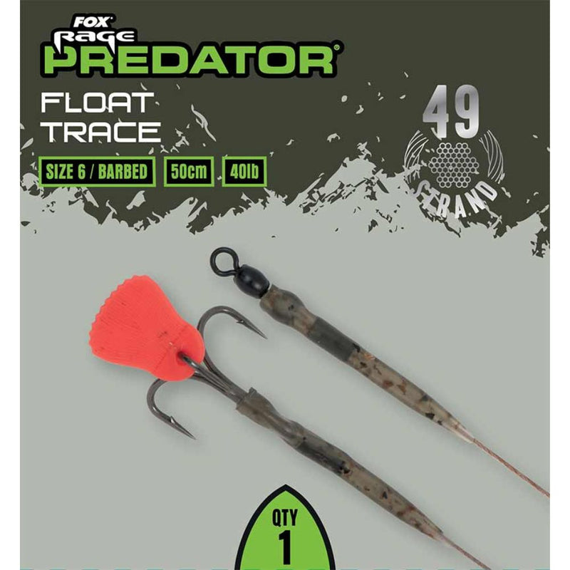 Load image into Gallery viewer, Fox Rage | Predator Float Trace | Barbed | 52cm | 40lb - Predator Deadbaiting